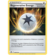 Reverse Holo Regenerative Energy 168/195 Uncommon Silver Tempest Pokemon Card Single