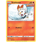 Scorbunny 026/198 Common Chilling Reign Reverse Holo