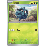 Pineco Reverse Holo 002/162 Common Scarlet & Violet Temporal Forces Near Mint Pokemon Card