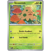 Shroomish Reverse Holo 006/162 Common Scarlet & Violet Temporal Forces Near Mint Pokemon Card