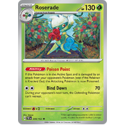 Roserade Reverse Holo 009/162 Uncommon Scarlet & Violet Temporal Forces Near Mint Pokemon Card