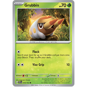 Grubbin Reverse Holo 018/162 Common Scarlet & Violet Temporal Forces Near Mint Pokemon Card