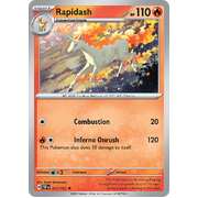 Rapidash 027/162 Uncommon Scarlet & Violet Temporal Forces Near Mint Pokemon Card