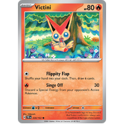 Victini Reverse Holo 030/162 Common Scarlet & Violet Temporal Forces Near Mint Pokemon Card