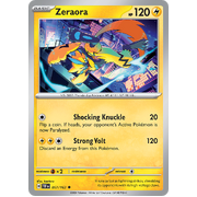 Zeraora Reverse Holo 057/162 Uncommon Scarlet & Violet Temporal Forces Near Mint Pokemon Card
