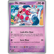 Mr. Mime Reverse Holo 063/162 Common Scarlet & Violet Temporal Forces Near Mint Pokemon Card