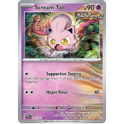 Scream Tail Reverse Holo 077/162 Uncommon Scarlet & Violet Temporal Forces Near Mint Pokemon Card