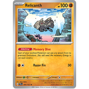 Relicanth Reverse Holo 084/162 Rare Scarlet & Violet Temporal Forces Near Mint Pokemon Card