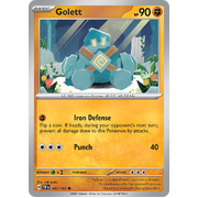 Golett Reverse Holo 087/162 Common Scarlet & Violet Temporal Forces Near Mint Pokemon Card