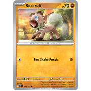 Rockruff Reverse Holo 089/162 Common Scarlet & Violet Temporal Forces Near Mint Pokemon Card