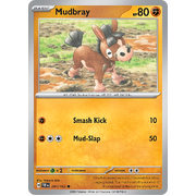 Mudbray Reverse Holo 091/162 Common Scarlet & Violet Temporal Forces Near Mint Pokemon Card