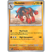Mudsdale Reverse Holo 092/162 Uncommon Scarlet & Violet Temporal Forces Near Mint Pokemon Card