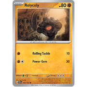 Rolycoly Reverse Holo 093/162 Common Scarlet & Violet Temporal Forces Near Mint Pokemon Card