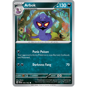 Arbok Reverse Holo 101/162 Common Scarlet & Violet Temporal Forces Near Mint Pokemon Card