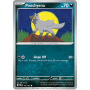 Poochyena Reverse Holo 105/162 Common Scarlet & Violet Temporal Forces Near Mint Pokemon Card