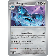 Metagross Reverse Holo 115/162 Uncommon Scarlet & Violet Temporal Forces Near Mint Pokemon Card