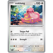 Lickitung Reverse Holo 124/162 Common Scarlet & Violet Temporal Forces Near Mint Pokemon Card
