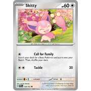 Skitty Reverse Holo 130/162 Common Scarlet & Violet Temporal Forces Near Mint Pokemon Card