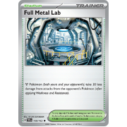 Full Metal Lab Reverse Holo 148/162 Uncommon Scarlet & Violet Temporal Forces Near Mint Pokemon Card