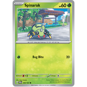 Spinarak  004/167 Common Scarlet & Violet Twilight Masquerade Pokemon Card