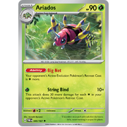 Reverse Holo Ariados  005/167 Uncommon Scarlet & Violet Twilight Masquerade Pokemon Card