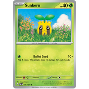 Reverse Holo Sunkern  006/167 Common Scarlet & Violet Twilight Masquerade Pokemon Card