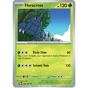 Reverse Holo Heracross  008/167 Uncommon Scarlet & Violet Twilight Masquerade Pokemon Card