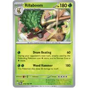 Reverse Holo Rillaboom  016/167 Uncommon Scarlet & Violet Twilight Masquerade Pokemon Card