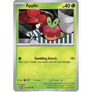 Reverse Holo Applin  017/167 Common Scarlet & Violet Twilight Masquerade Pokemon Card