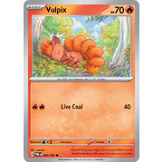 Vulpix  026/167 Common Scarlet & Violet Twilight Masquerade Pokemon Card