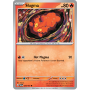 Reverse Holo Slugma  028/167 Common Scarlet & Violet Twilight Masquerade Pokemon Card