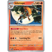 Reverse Holo Infernape  033/167 Rare Scarlet & Violet Twilight Masquerade Pokemon Card