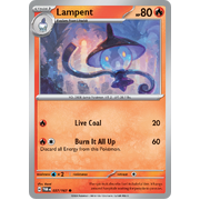 Reverse Holo Lampent  037/167 Common Scarlet & Violet Twilight Masquerade Pokemon Card