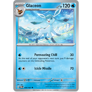 Reverse Holo Glaceon  054/167 Uncommon Scarlet & Violet Twilight Masquerade Pokemon Card