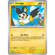 Reverse Holo Emolga  069/167 Common Scarlet & Violet Twilight Masquerade Pokemon Card