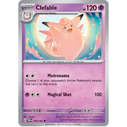 Reverse Holo Clefable  079/167 Uncommon Scarlet & Violet Twilight Masquerade Pokemon Card