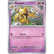 Reverse Holo Kadabra  081/167 Common Scarlet & Violet Twilight Masquerade Pokemon Card