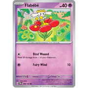 Reverse Holo Flabebe  086/167 Common Scarlet & Violet Twilight Masquerade Pokemon Card