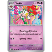 Reverse Holo Floette  087/167 Common Scarlet & Violet Twilight Masquerade Pokemon Card