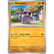 Reverse Holo Nosepass  101/167 Common Scarlet & Violet Twilight Masquerade Pokemon Card