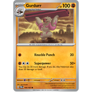 Gurdurr  104/167 Common Scarlet & Violet Twilight Masquerade Pokemon Card