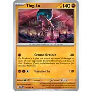 Reverse Holo Ting-Lu  110/167 Rare Scarlet & Violet Twilight Masquerade Pokemon Card