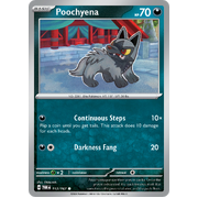 Reverse Holo Poochyena  113/167 Common Scarlet & Violet Twilight Masquerade Pokemon Card