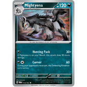 Reverse Holo Mightyena  114/167 Uncommon Scarlet & Violet Twilight Masquerade Pokemon Card