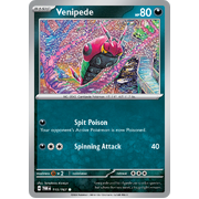 Reverse Holo Venipede  115/167 Common Scarlet & Violet Twilight Masquerade Pokemon Card