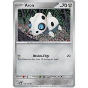 Aron  120/167 Common Scarlet & Violet Twilight Masquerade Pokemon Card