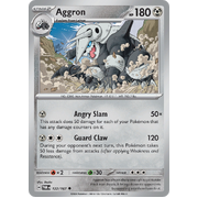 Reverse Holo Aggron  122/167 Uncommon Scarlet & Violet Twilight Masquerade Pokemon Card