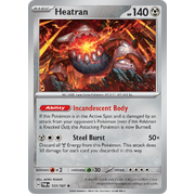 Reverse Holo Heatran  123/167 Rare Scarlet & Violet Twilight Masquerade Pokemon Card