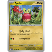 Applin  126/167 Common Scarlet & Violet Twilight Masquerade Pokemon Card