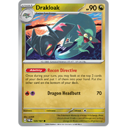 Reverse Holo Drakloak  129/167 Common Scarlet & Violet Twilight Masquerade Pokemon Card